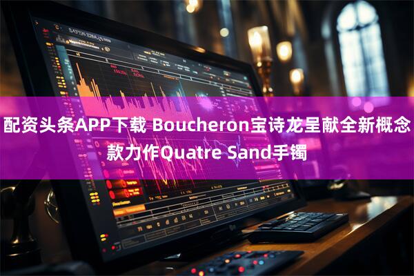 配资头条APP下载 Boucheron宝诗龙呈献全新概念款力作Quatre Sand手镯