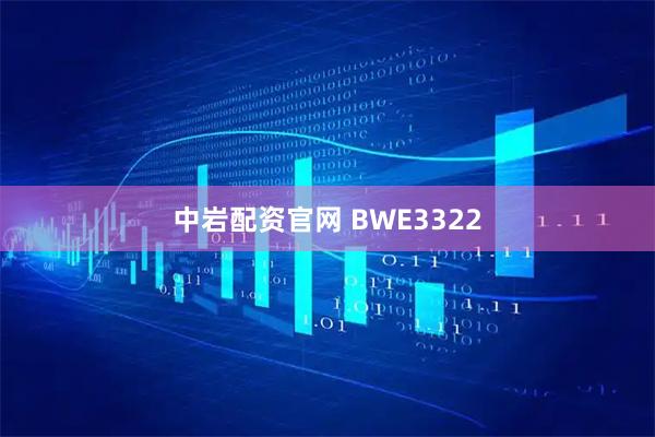 中岩配资官网 BWE3322