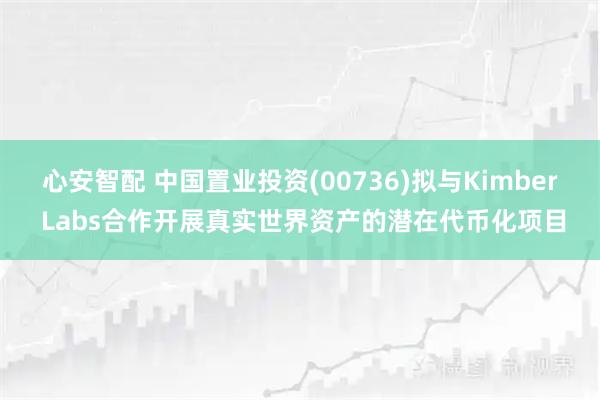 心安智配 中国置业投资(00736)拟与Kimber Labs合作开展真实世界资产的潜在代币化项目